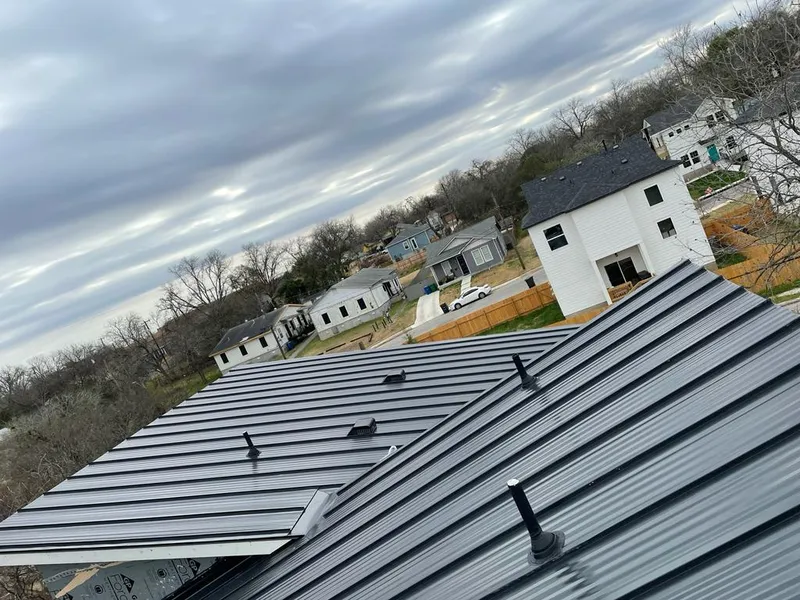 Standing seam metal roof panels with vents for Skylight Repair in Natchez